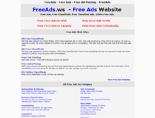 Tablet Screenshot of freeads.ws