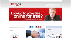 Desktop Screenshot of freeads.com
