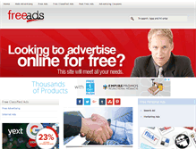 Tablet Screenshot of freeads.com