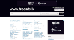 Desktop Screenshot of freeads.lk